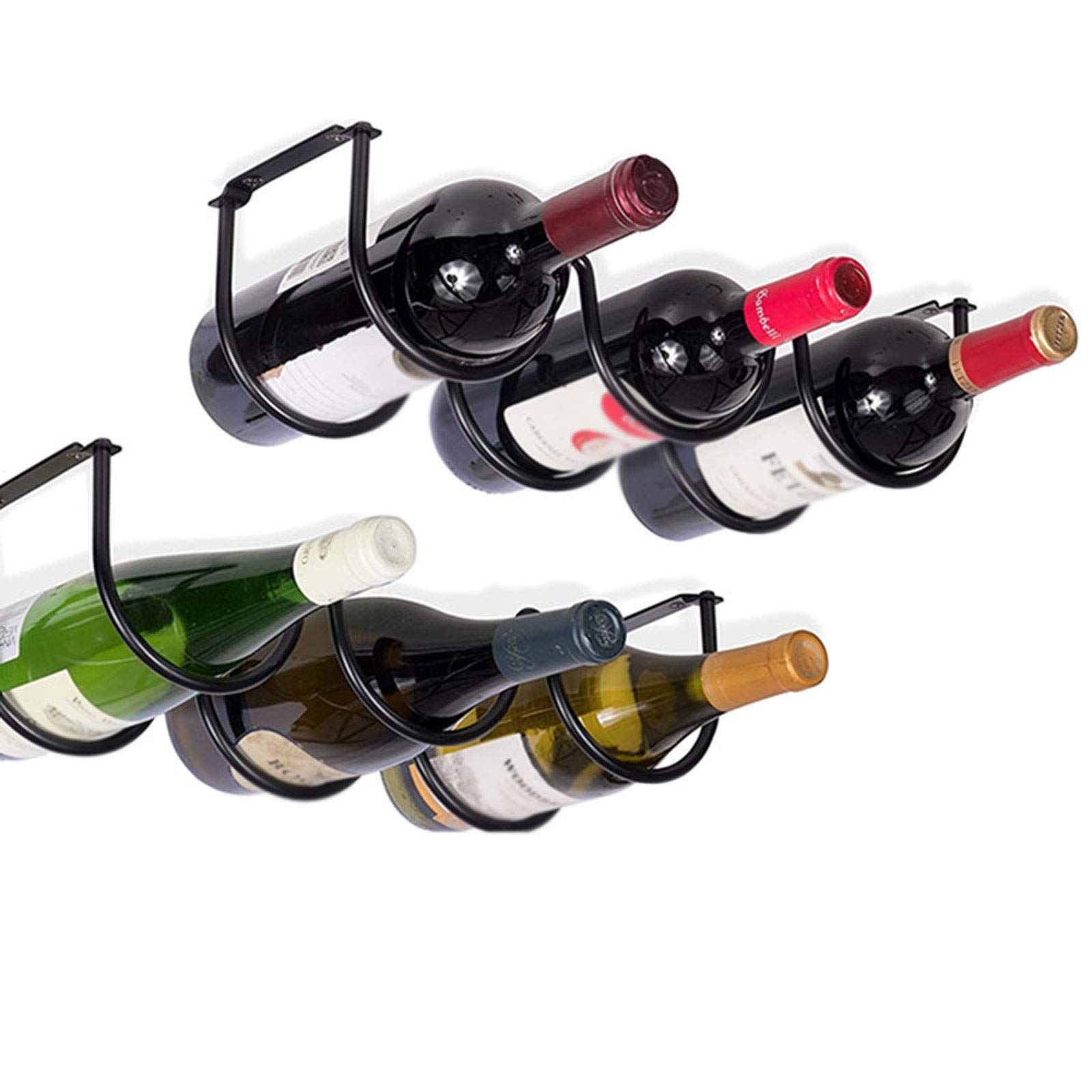 Support de bouteille de vin pour salon chic et comptoir de cuisine