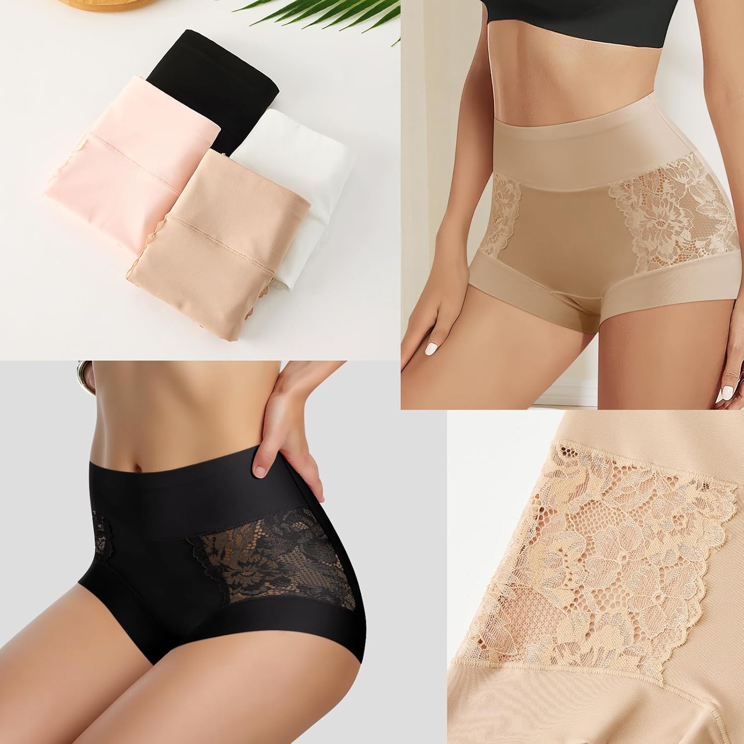 women's underwear Lace seamless invisible No Show Briefs Soft breathable panties Women's sexy low-rise panties - Image 2