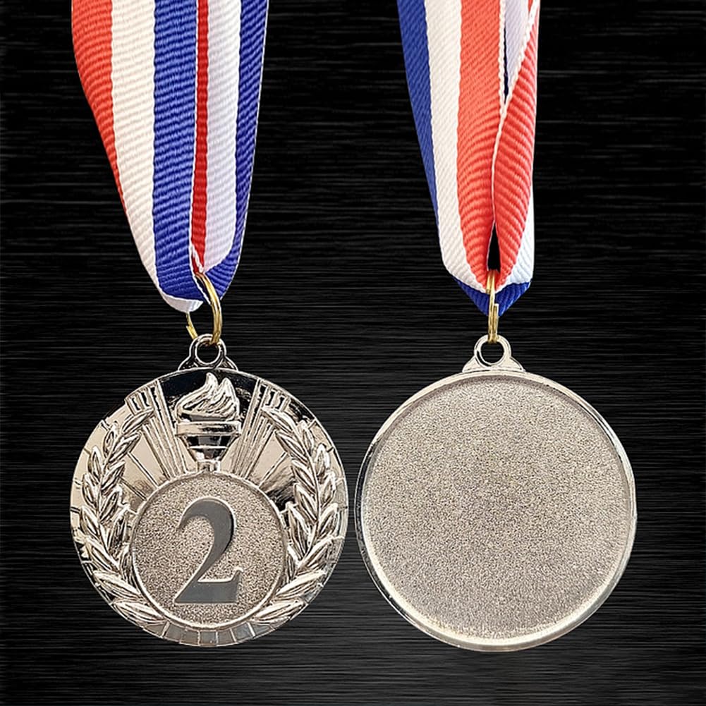 5 cm Medaglia d'oro/Argento/Bronzo Premi Sportivi con Nastro al Collo Medaglie del Vincitore in Metallo Medaglie della Competizione for la Gara di Festa di Talent Show