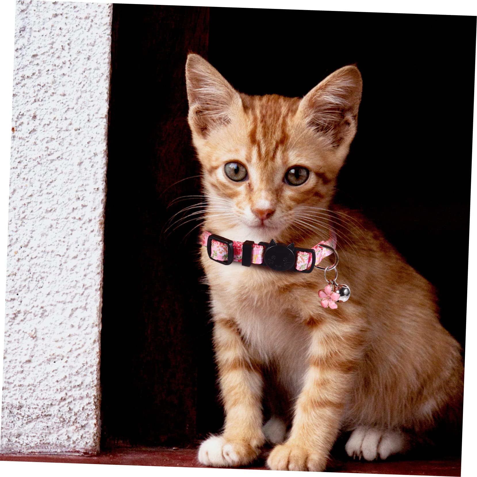 Happyyami 12pezzi Collare Per Gatti Con Decorazione Floreale Da Comfort e Stile Per Gattini e Gatti Adulti Per Occasioni Speciali e Uso Quotidiano