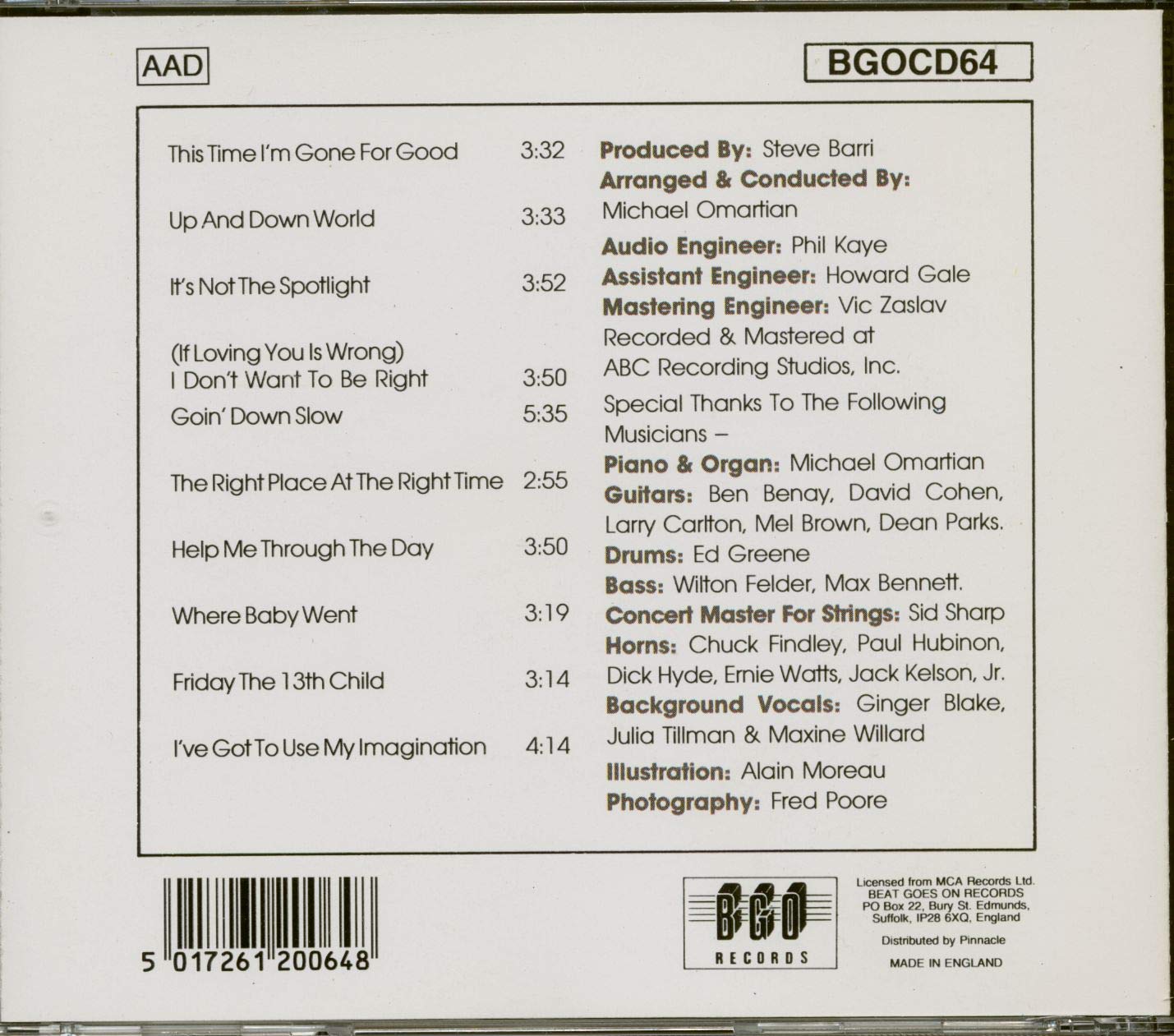 His California Album
