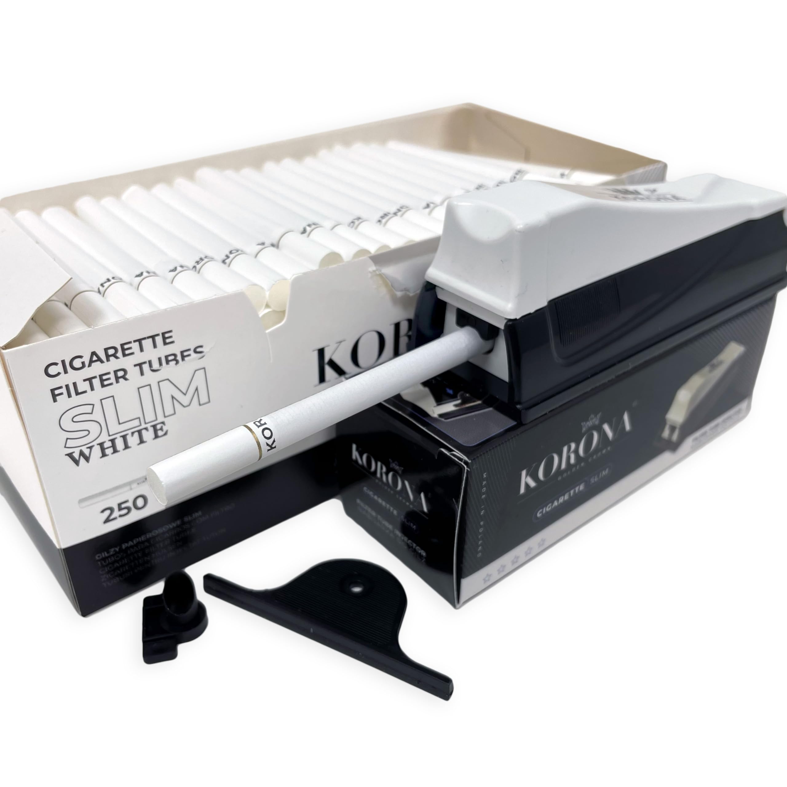 empty cigarette tubes amazon Korona Empty Cigarette Tubes (Slim Starter Set) : Amazon.de: Health &  Personal Care