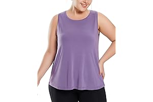 BALEAF Women's Plus Size Loose-Fit Workout Tank Tops