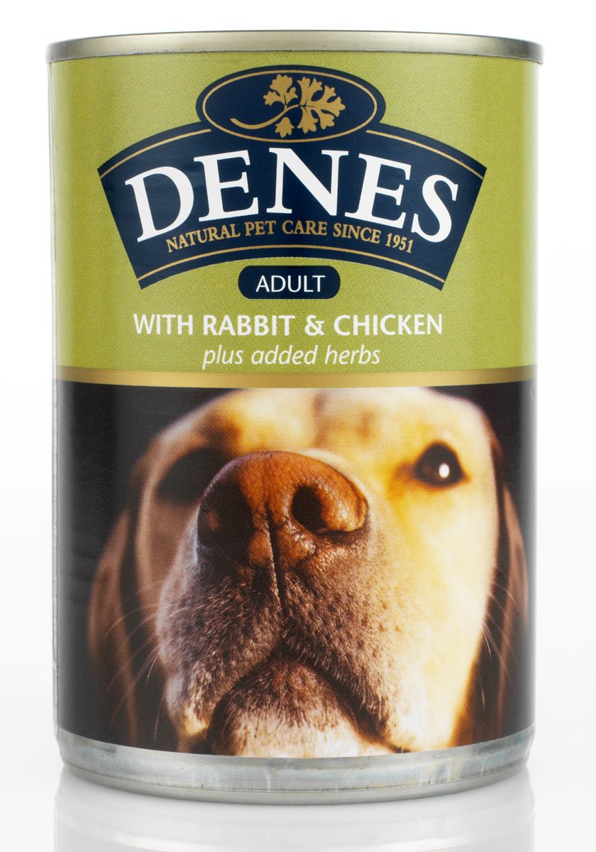 Denes Dog Adult With Rabbit & Chicken +herbs 400g (Pack of 12)
