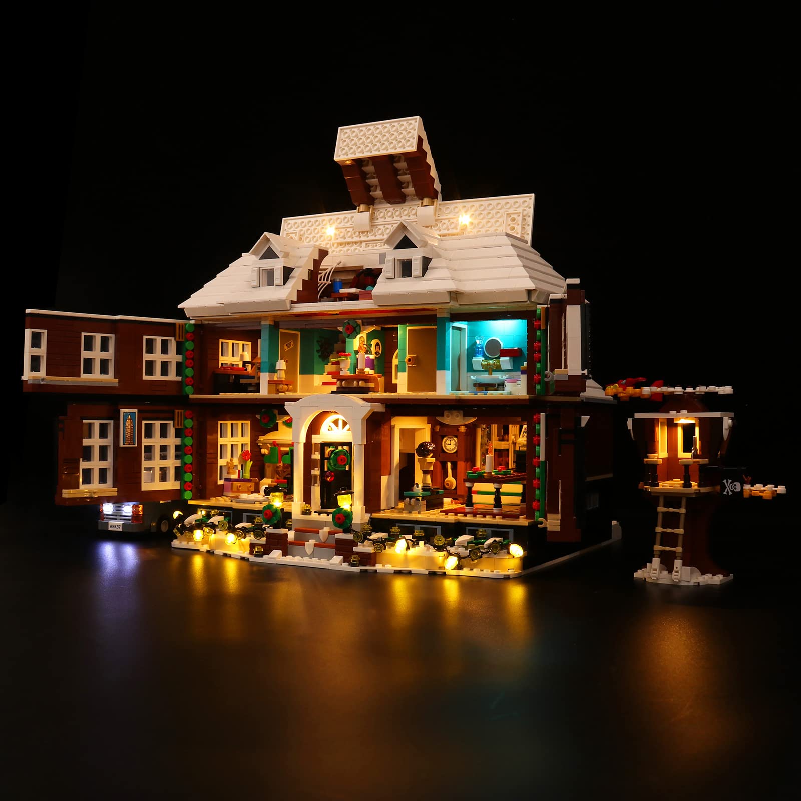 Led Light Kit for Lego Home Alone Led Lighting Set for Lego 21330 Home Alone - Not Include Models, Just Light Set(Music Version) - Image 4