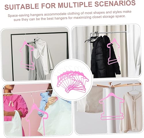 Miniatura 9 de Perchas para pantalones, perchas para pantalones, 10 piezas, colgador de traje para bebé, perchas para ropa para niños, perchas de plástico para