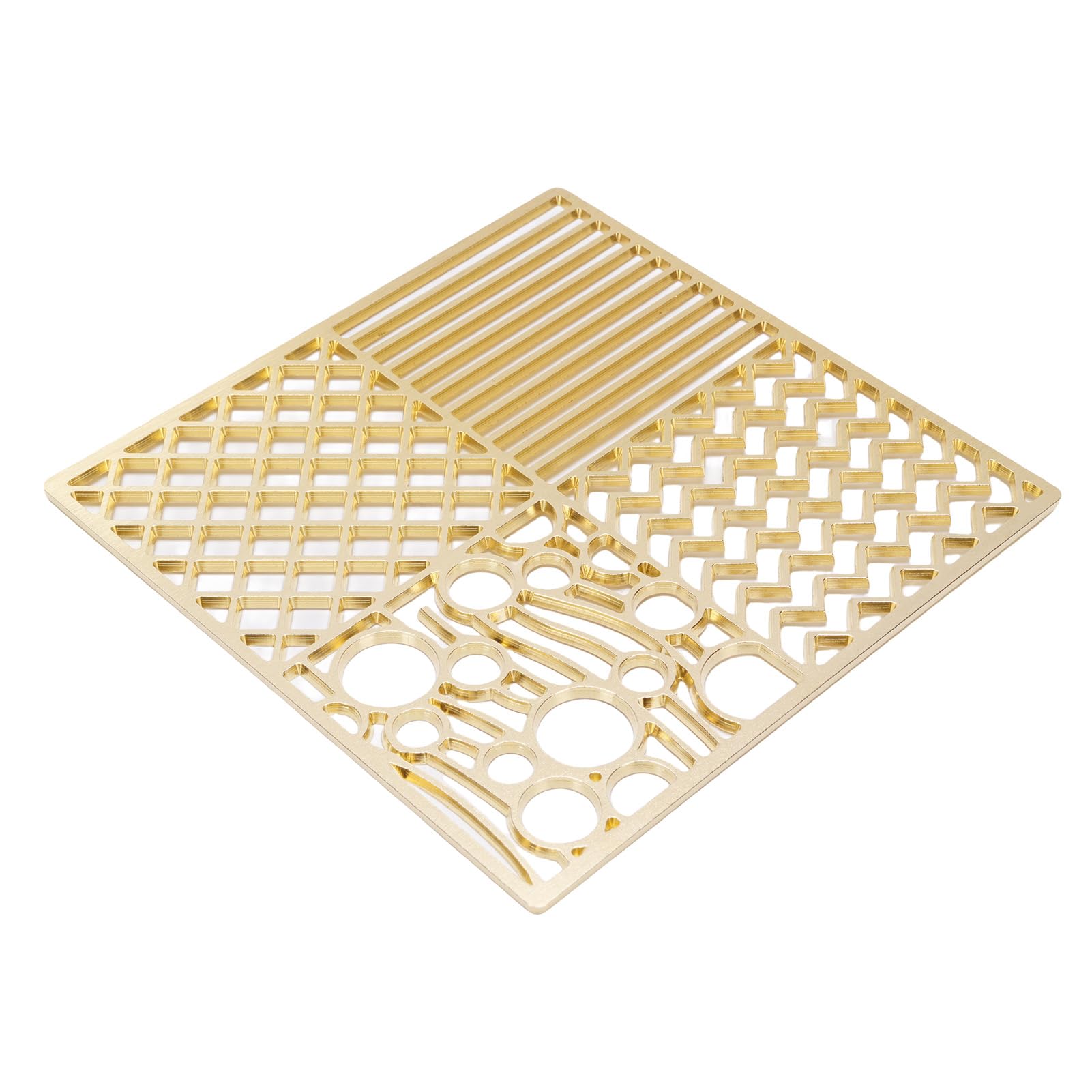 Rengue Bandeja para Sellos de Hielo Bandeja para Sellos de Hielo Transparente de Cobre para de Cubitos de para Cócteles Whisky Bourbon con Diseño Moderno Fácil (A)