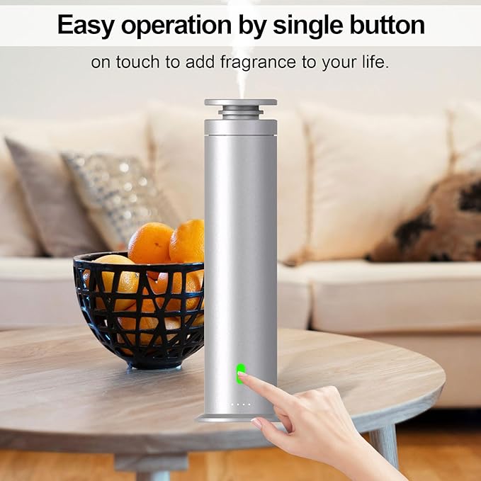 Difusor de Aromas Eléctrico OKYUK 120mL Control Remoto Plateado miniatura 7