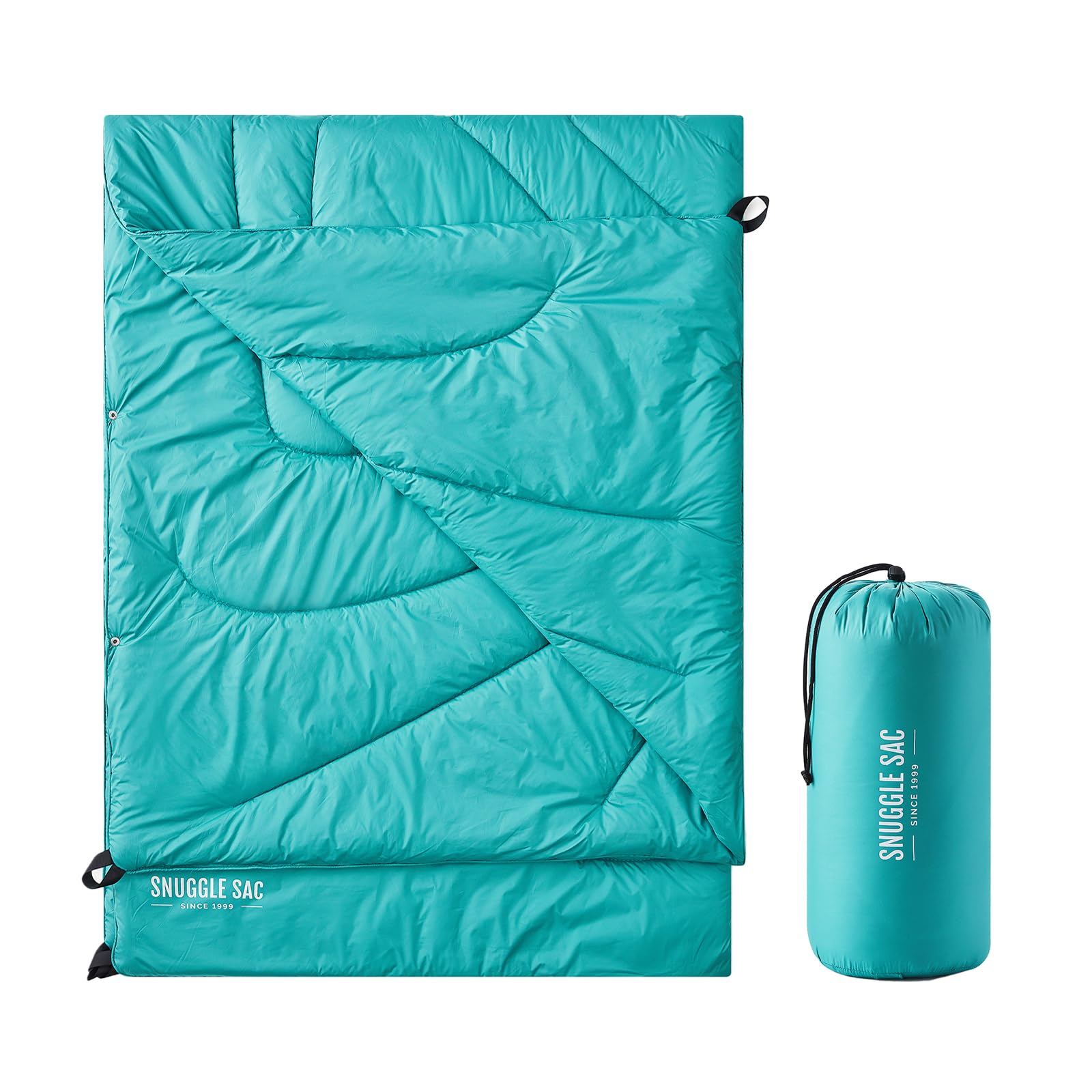 Amazon.com: Snuggle Sac Outdoor Puffy Camping Blanket, Packable Waterproof  Warm Hiking Blanket for Cold Weather, Lightweight Compact Camping Quilts  for Travel, Beach, Picnic, 55 x 70 Teal : Sports u0026 Outdoors