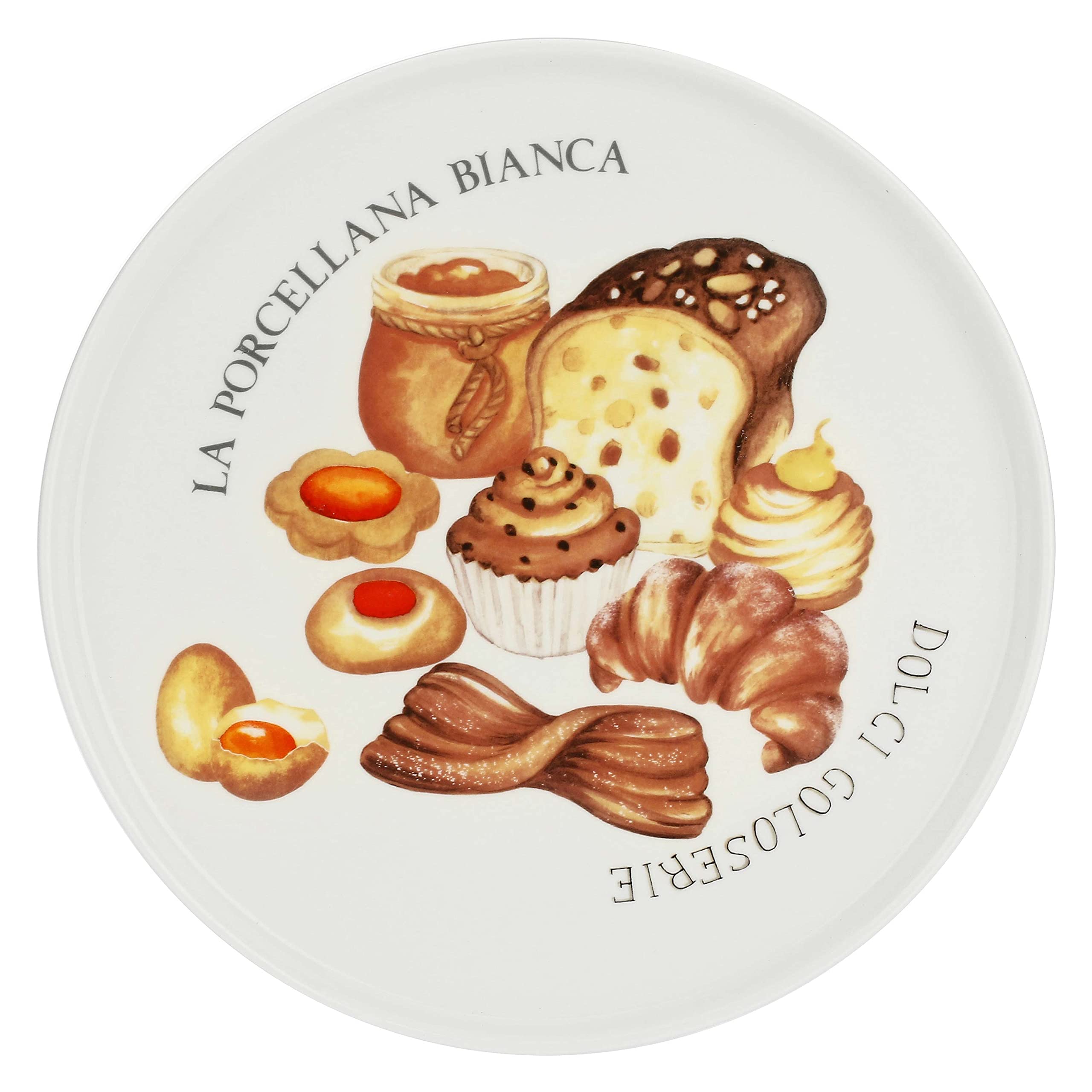 Porcellana GOLOSERIE Footed Plate Ø 26xh9 cm in GB