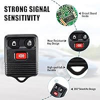 Vista 2 de 2 Packs 3 Button Replacement Keyless Entry Remote Key Fob Compatible with Ford F150 F250 F350 Escape Expedition Explorer Ranger Mazda Mercury