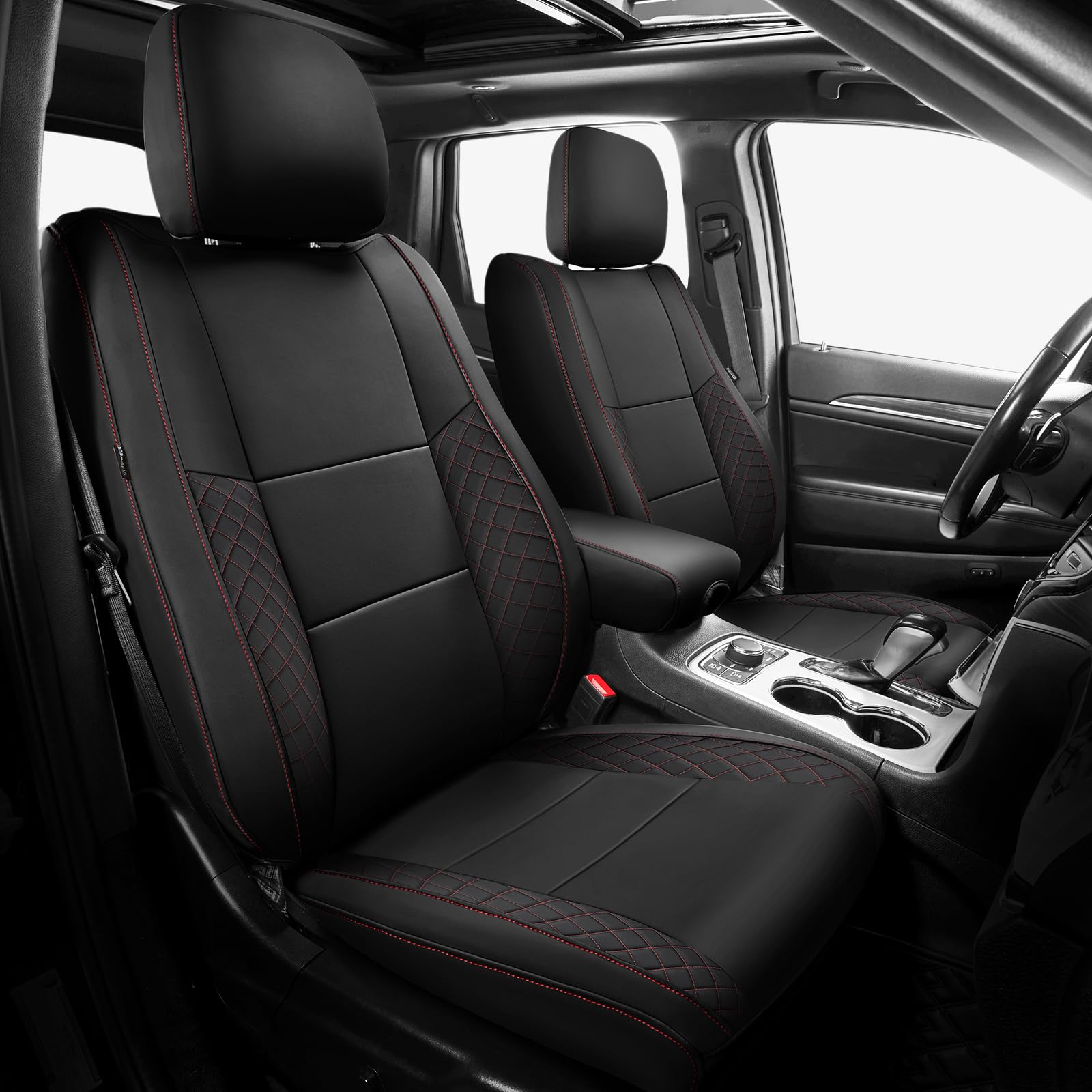 Car Seat Covers For Jeep Grand Cherokee 2011-2025 2026, Waterproof Nappa Leather - View #10