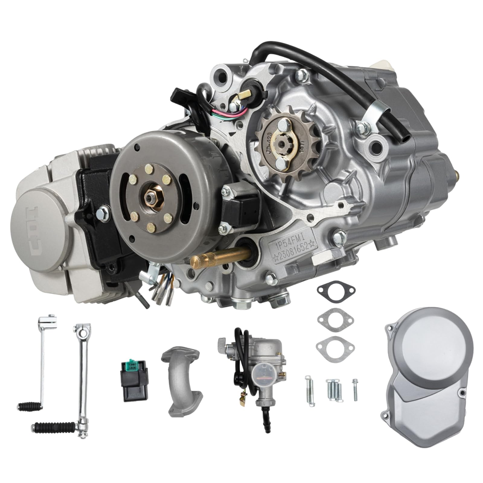 Motor de 4 tiempos de 125 ccm, 4 marchas CDI, Kickstarter para Dirt Bike
