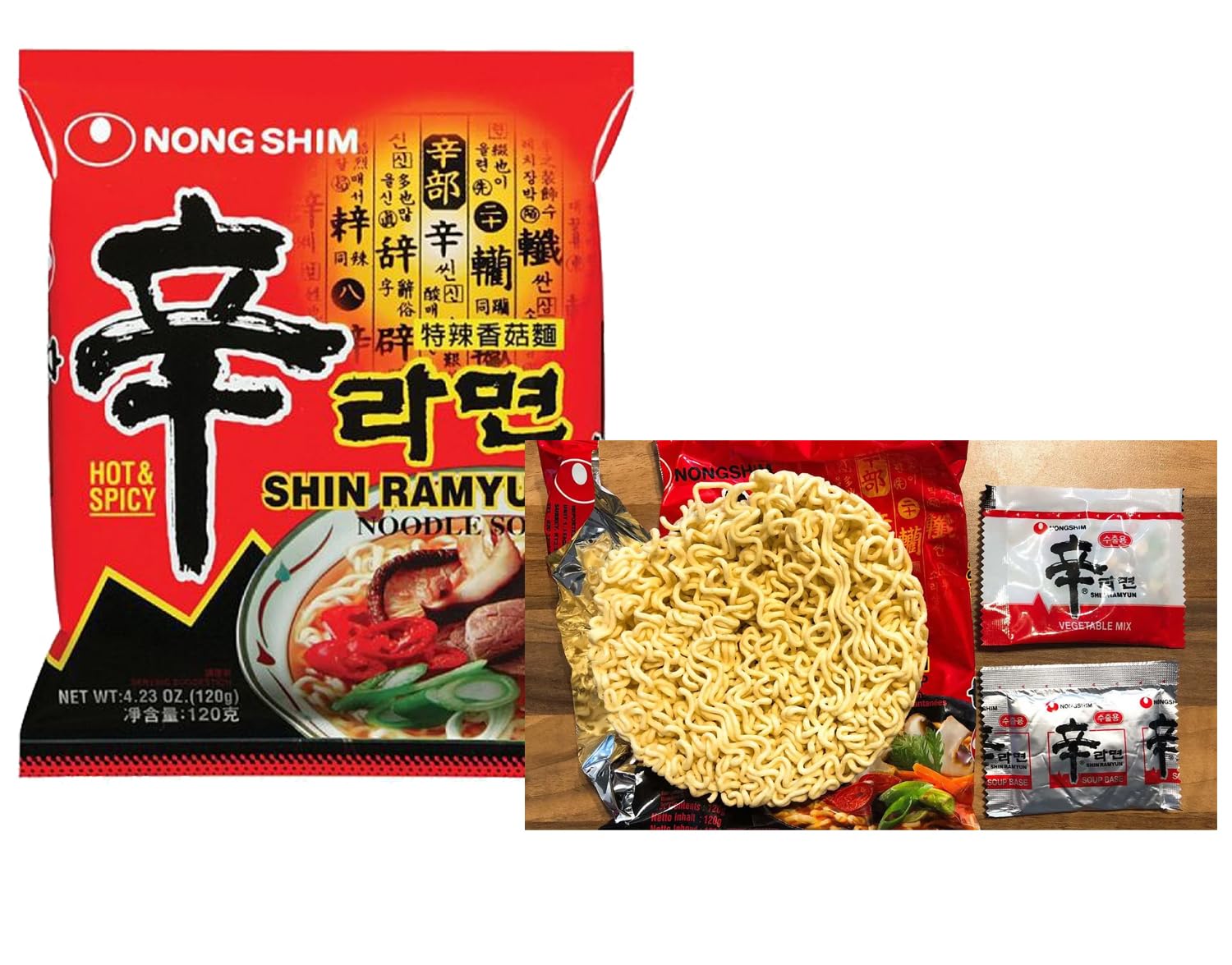 MiFan Ramyun Box - Surtido de Ramen Coreano (12 Sobres, 6 Sabores Variados)