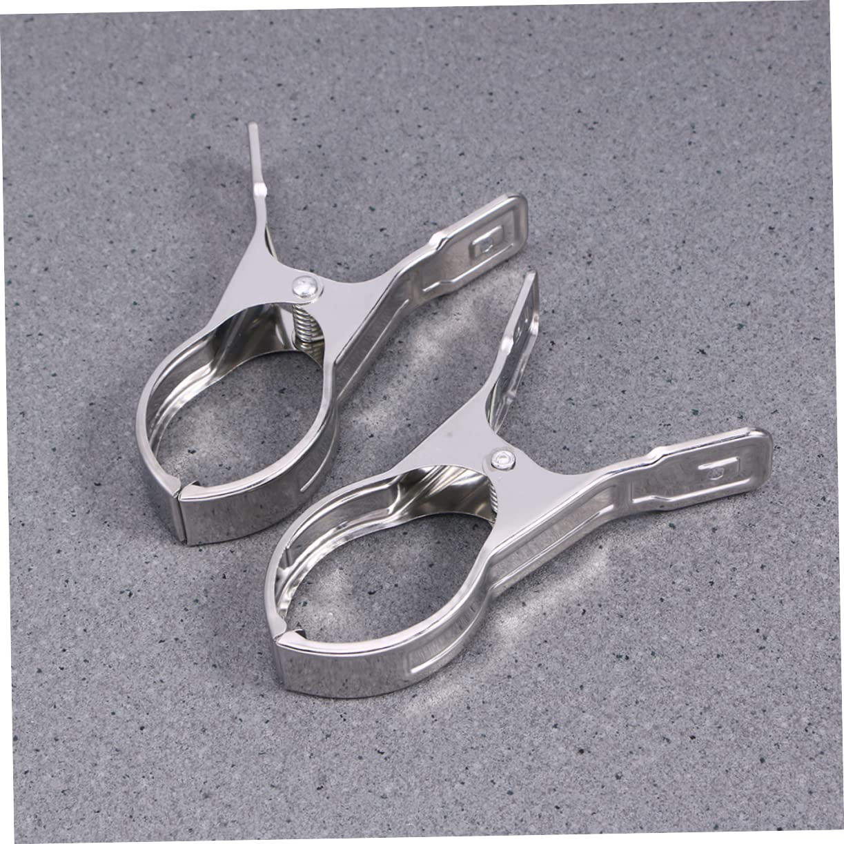 2 Set Molletta Pioli Fermagli Per Asciugare I Vestiti Perni Massa Mollette Appese Spillo Clip Di Fissaggio in Acciaio Inossidabile Clip Di Vestiti Antivento Argento 12 Pezzi*2