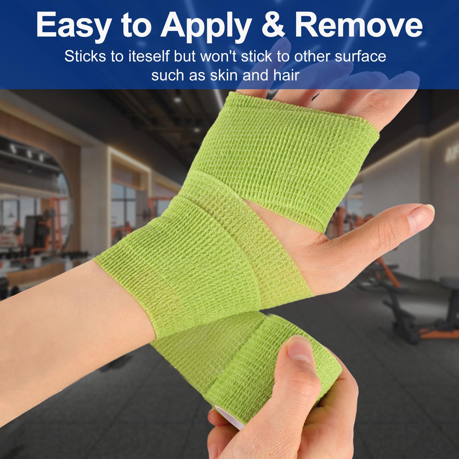 CQJJTKX Pet Wrap, Vet Wrap For Dogs, Dog Paw Bandages For Wounds, Self - View #4