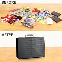 Vista 3 de Caja de almacenamiento de fotos de 4 x 6 pulgadas, 18 cajas grandes adicionales para fotos, organizador de fotos grande, caja de fotos libre