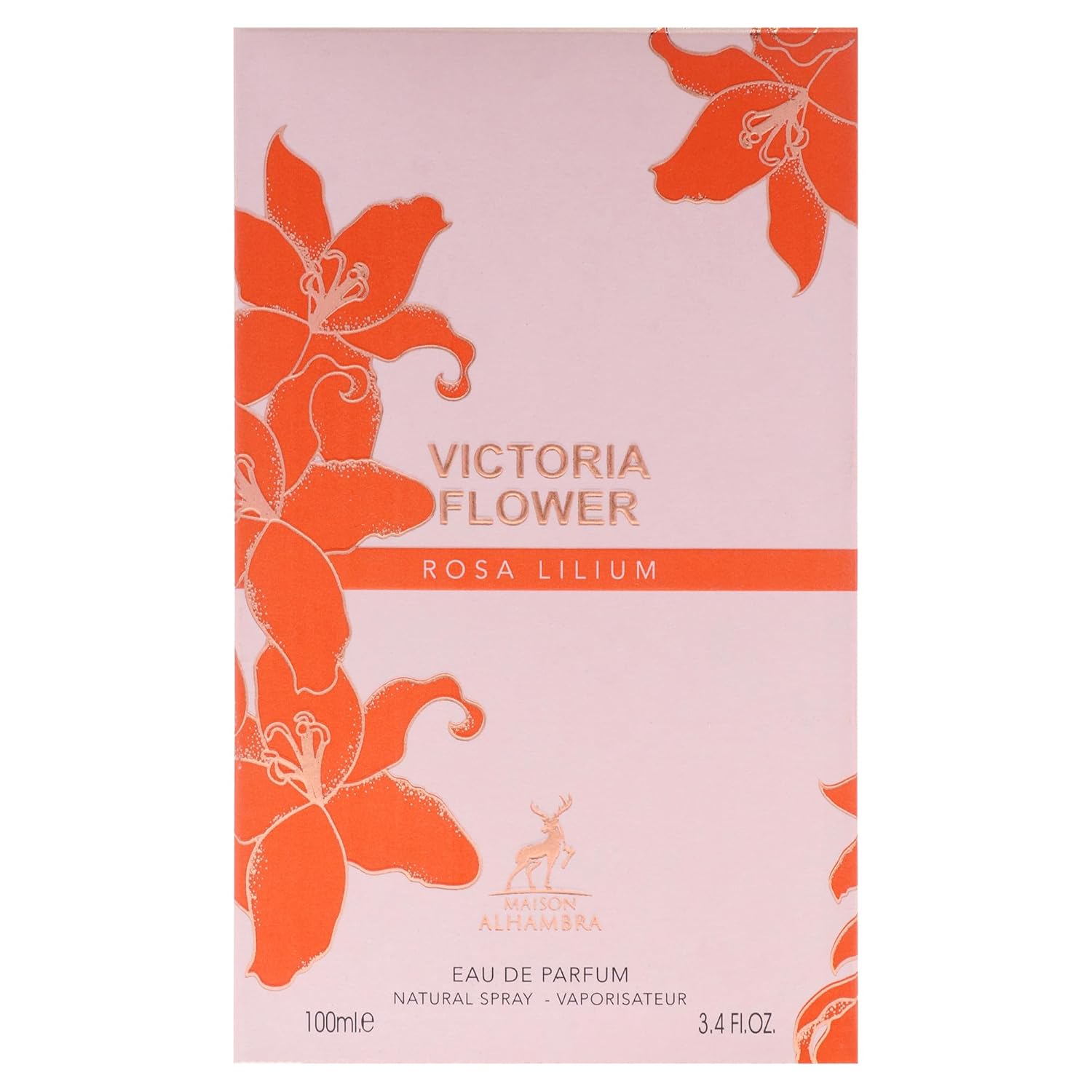 Victoria Flower - Rosa Lilium by Maison Alhambra for Women - 3.4 oz EDP Spray - Image 5