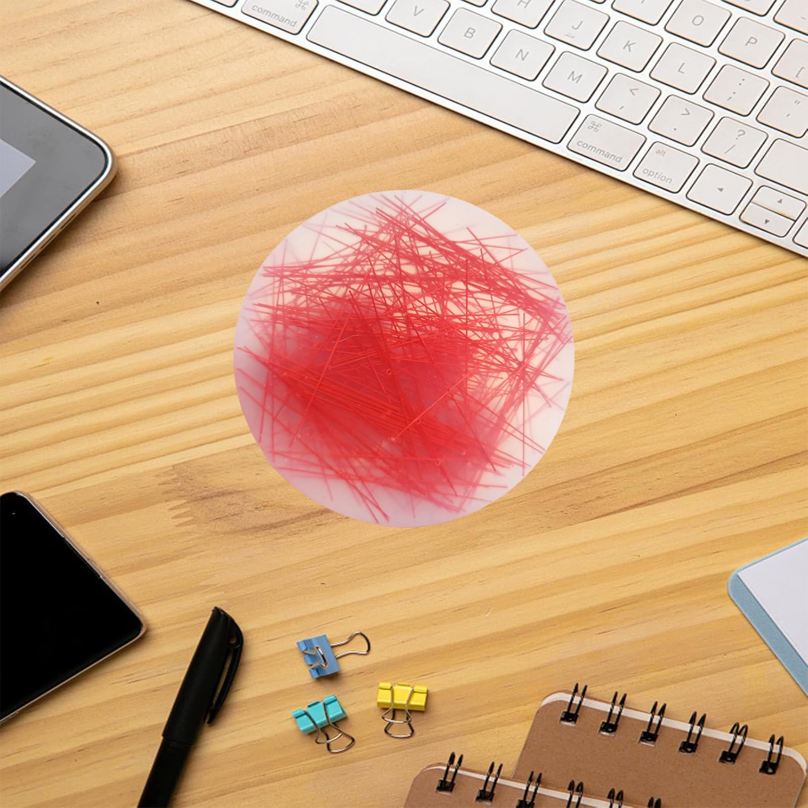 Picky Pad, Pick Pads, Picking Fidget Toys with Red Strings and Flat Clips - Image 3