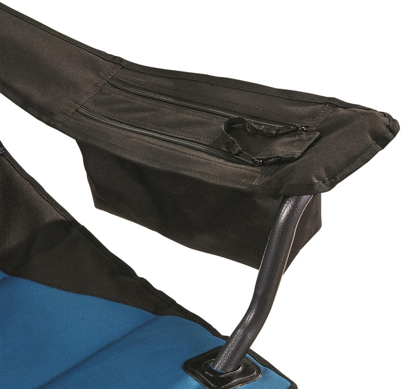 Guide Gear Oversized Camp Chair, Comfy, Portable, Outdoor, Folding, 500-lb. Capacity Blue/Black