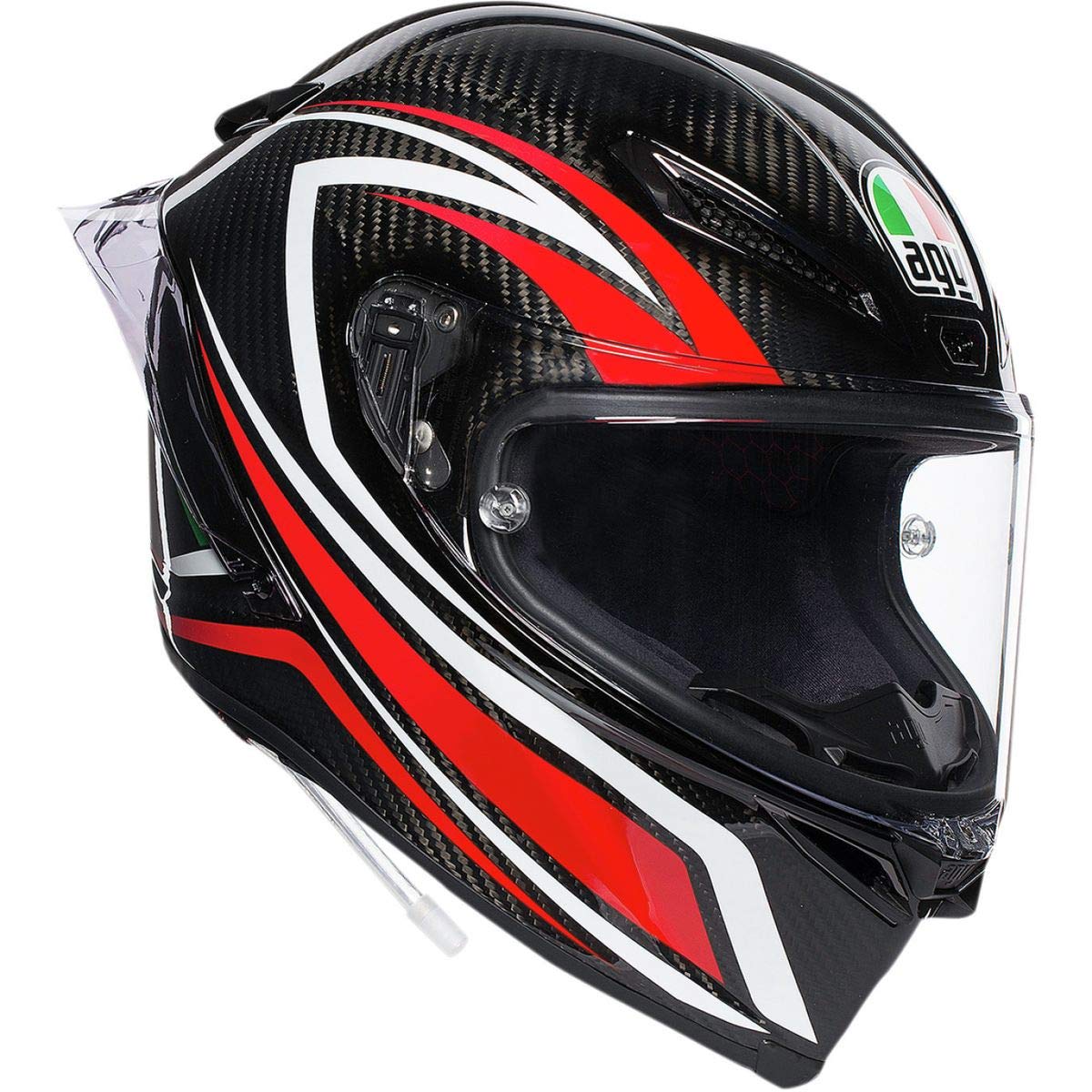 AGV Pista GP R Multi Helmet, Carbon Fiber/Red, Size: XL