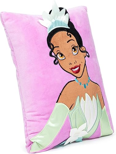 Miniatura 3 de Disney La princesa y la rana Tiana almohada de peluche para acurrucarse almohada decorativa súper suave mide 15 pulgadas