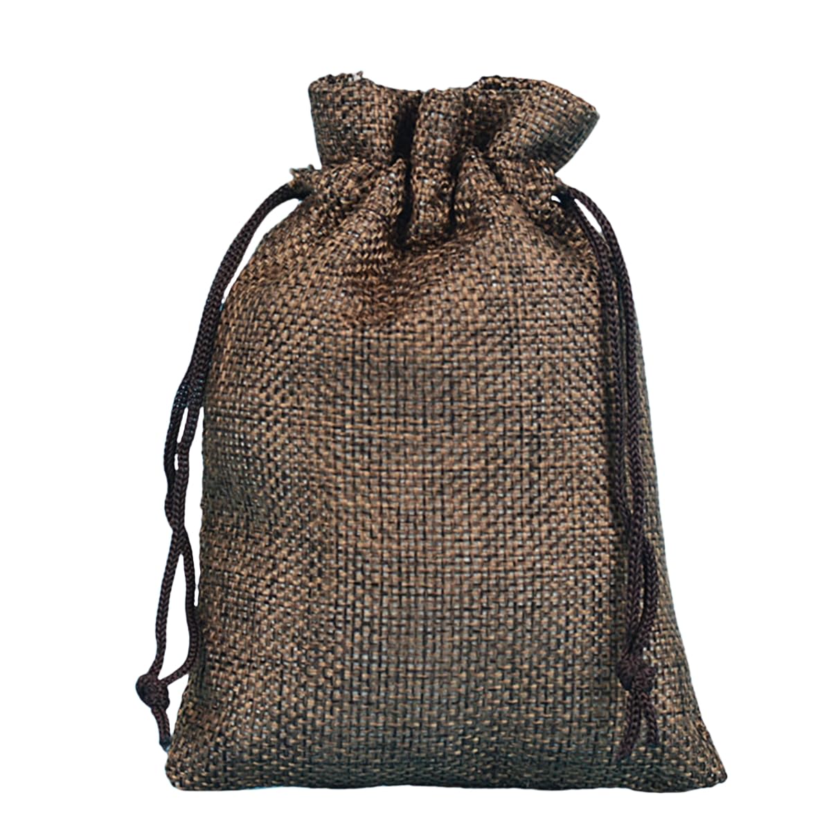 85 Stück Leinen-Säckchen Sack Beutel, Adventskalender Verpackung Leinenbeutel, Geschenksäckchen Schmuckbeutel, Baumwollbeutel, Leinenbeutel für DIY, Halloween, Weihnachten, Ostern (Kaffee, 10x14cm)