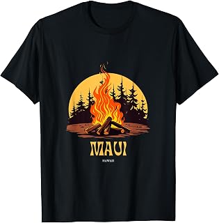 Outdoor Camping Vacation Maui Hawaii T-Shirt