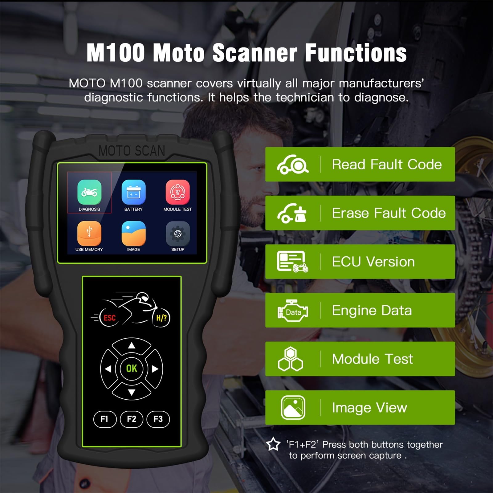 Fully Accessorized-Motorcycle Scanner Function Zambia