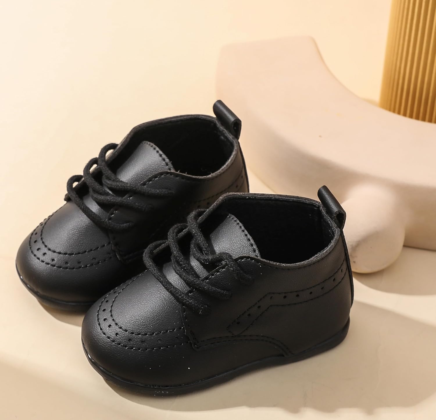 Infant Baby Boys Girls Leather Loafers Comfort Oxford Dress Wedding Shoes First Walker Outdoor Shoes Crib Shoes - Image 2