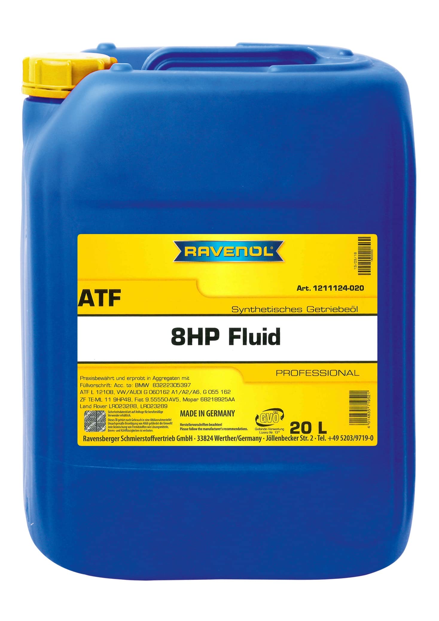 RAVENOL ATF 8HP Fluid