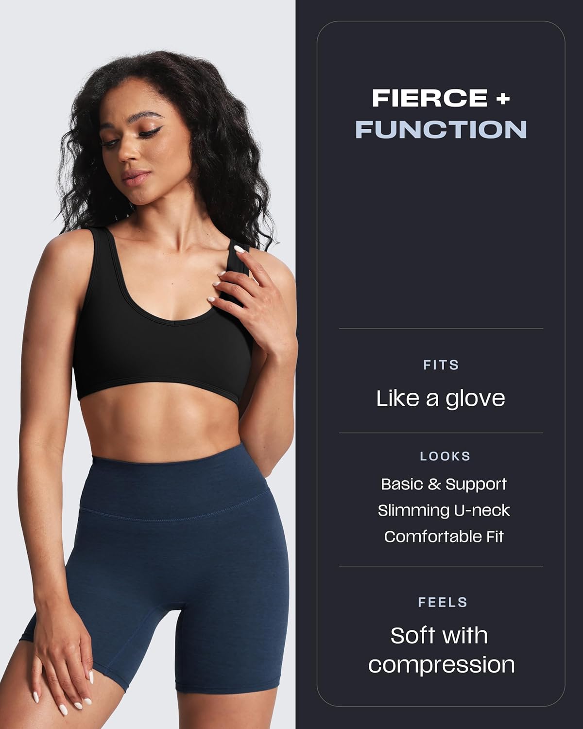 Aoxjox Women's Workout Sports Bras Basic Baddie Fitness Training Gym Bra Yoga Crop Tank - Image 7