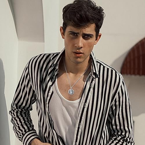 Miniatura 3 de Collar con medalla de San Patrón, plata de ley 925, collar con colgante de protección, joyería católica, regalos para hombres y mujeres