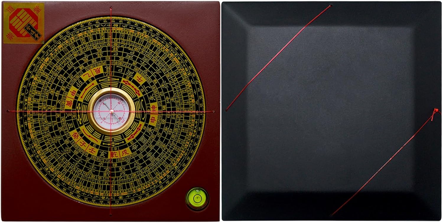 Chinese Feng Shui Compass I Ching Luo Pan Azimuth Indicator Home Decorational 4/6/7/9in