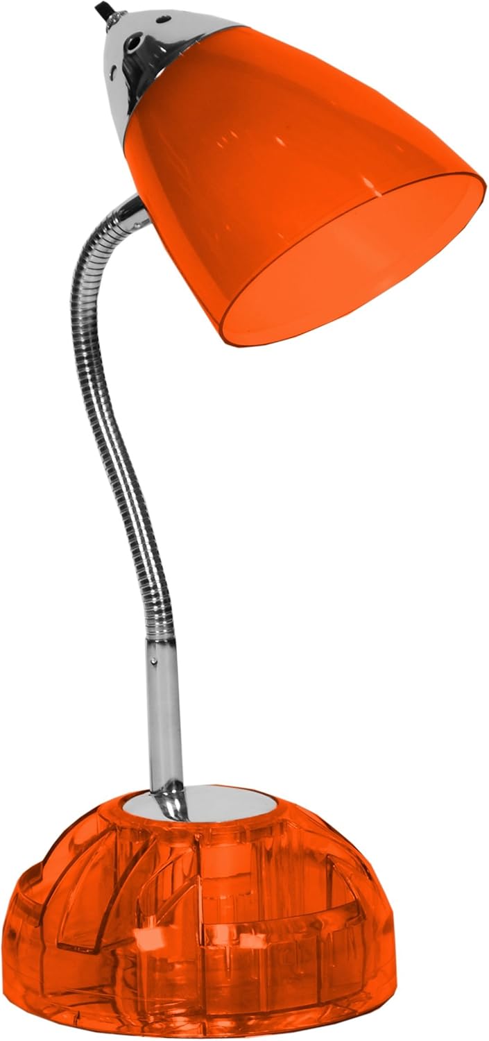 Organizer Desk lamp, Orange Tools & Home Improvement