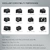 3 baterías LP-E17 con cargador triple inteligente para cámaras Canon EOS M3, M5, M6 | EOS 200D, 750D, 760D, 77D, 800D, EOS R8, R10, R50, R100, RP, Rebel SL2, SL3, T6i, T6s, T7i, T8i, KISS X8i 3