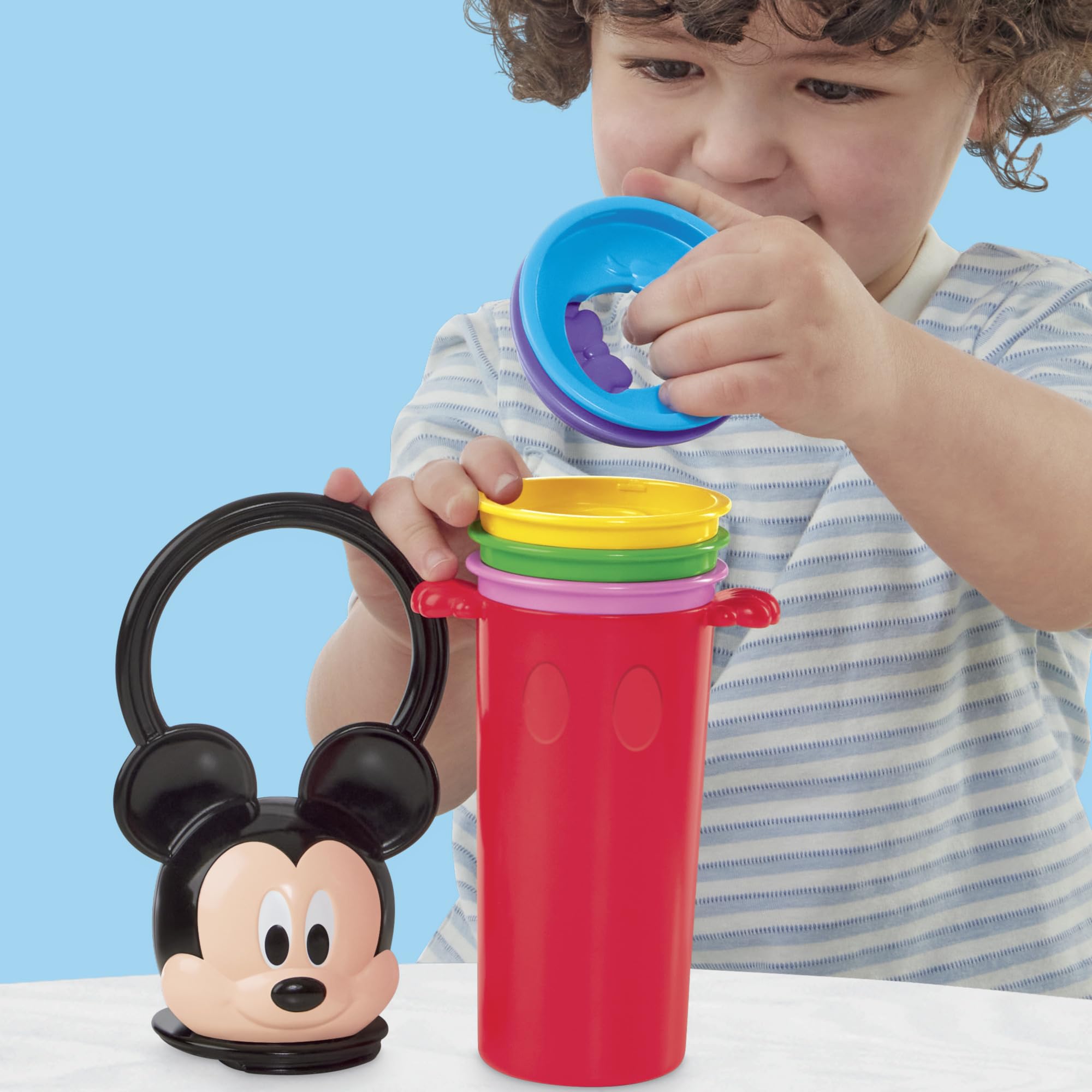 Play-Doh Disney Junior Happy Üst Üste Dizilebilir Okul Öncesi Oyuncak Seti