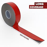 Vista 7 de XFasten Cinta de Montaje Acrílica de Doble Cara Extrema Removible, Gris, 2 pulgadas x 300 pulgadas, Impermeable para Interiores y Exteriores, Cinta