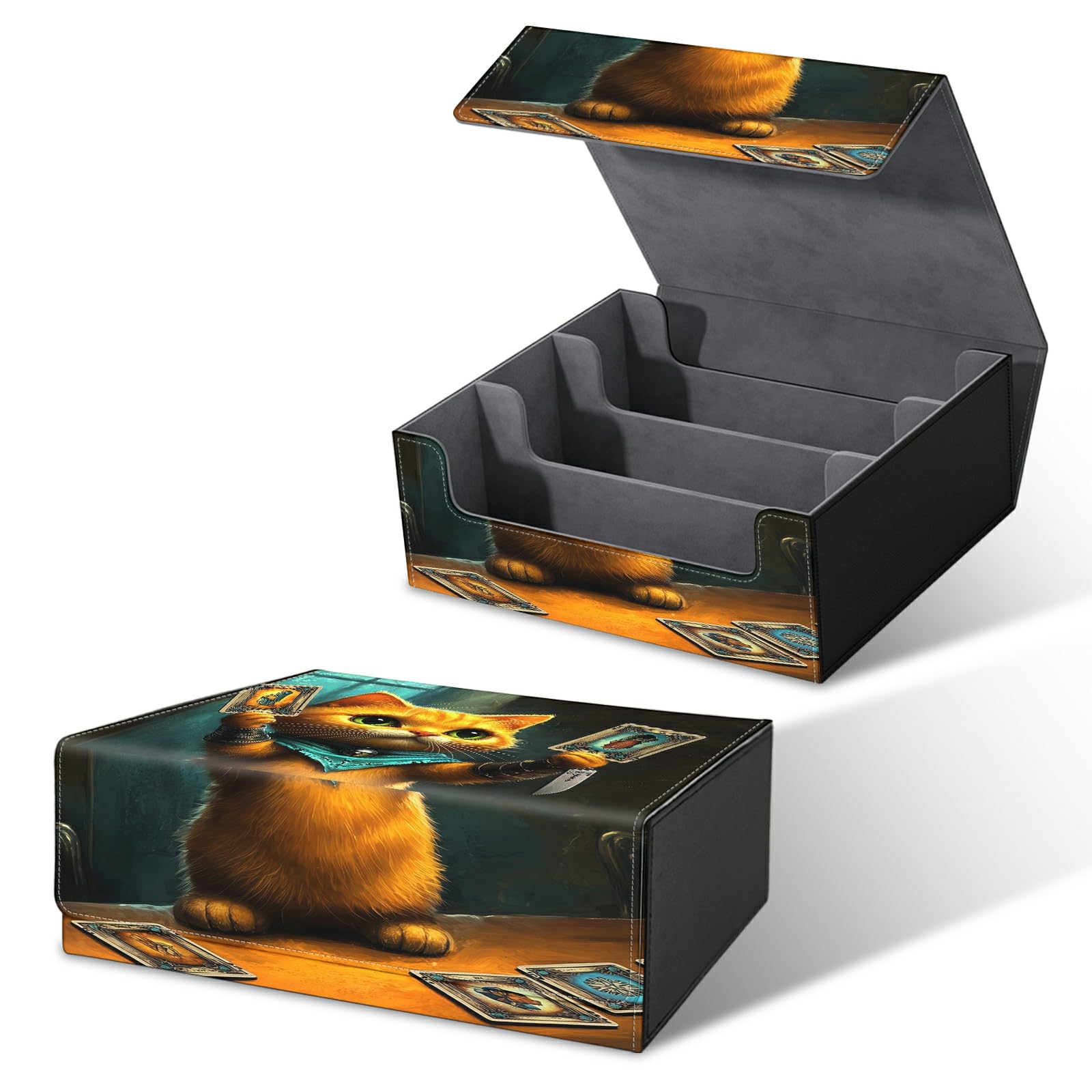 Amazon.com: RWUTYTIUL Large Card Deck Box for MTG, Fits 1200+