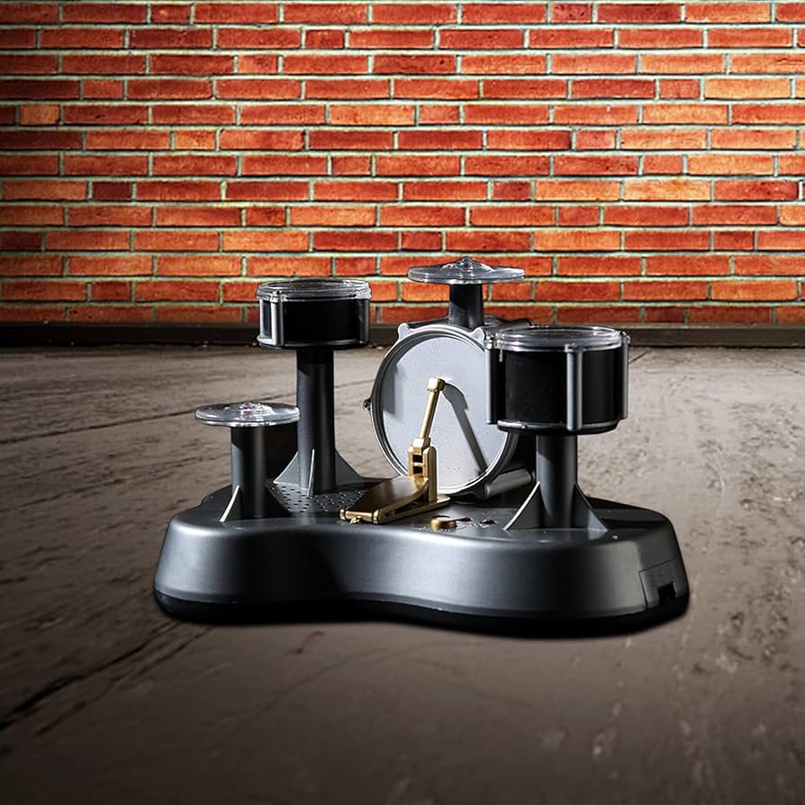 Eitgzwas 2020 Desktop Drum Set Electronic Mini Finger Press Drum Desktop Inspire Hearing