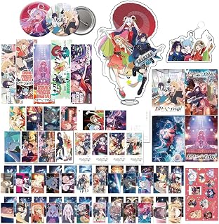 [Quinoxar] 超 かぐや姫 グッズ 福袋 【60点セット】 かぐや 酒寄彩葉 月見ヤチヨ 缶バッジ アクスタ カード チェキ オーロラチケット アクリルスタンド キーホルダー ブロマイド 小物 記念品 プレゼント 非公式 [並行輸入品]