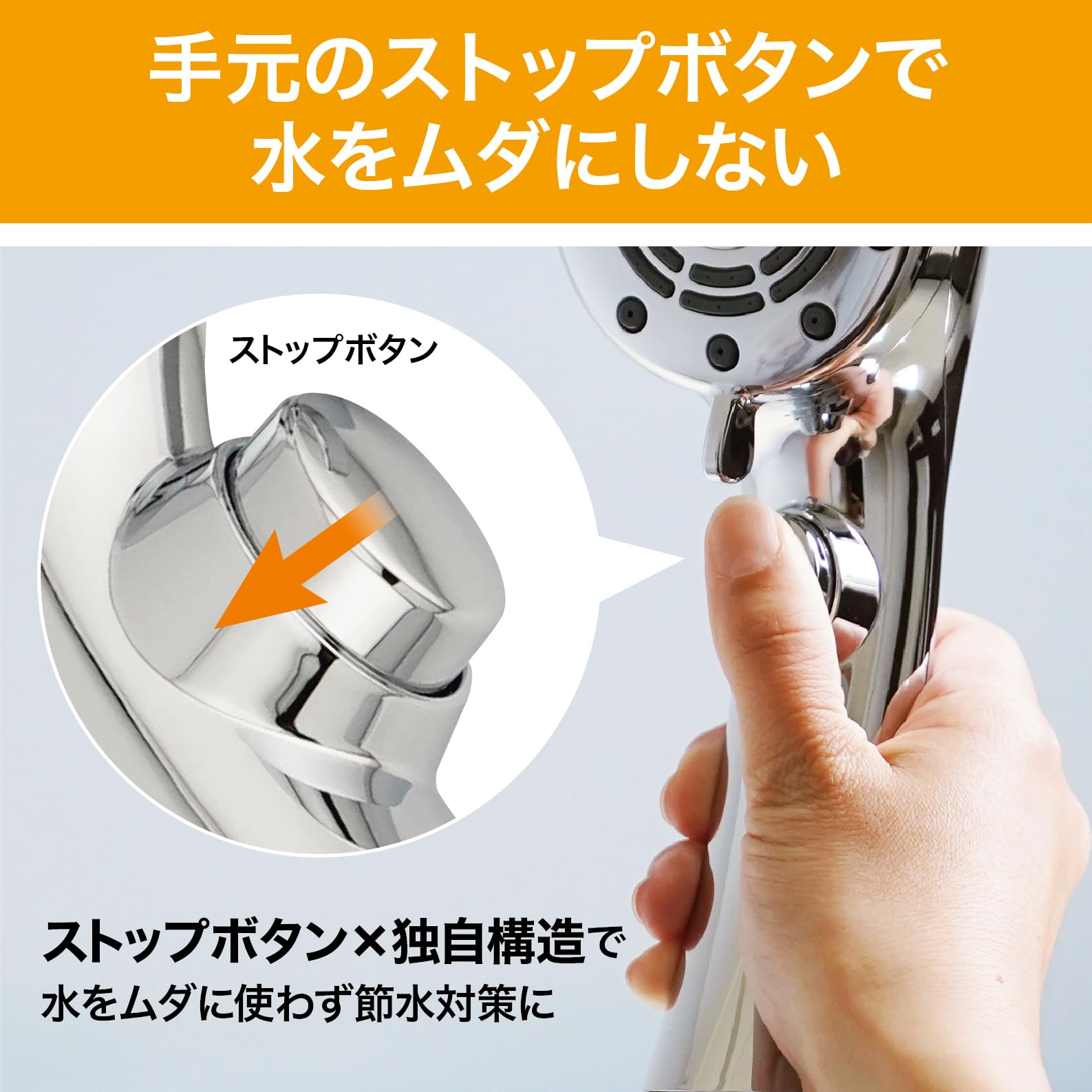Amazon.co.jp: Lakurasu シャワーヘッド 高水圧 節水 止水 6段階