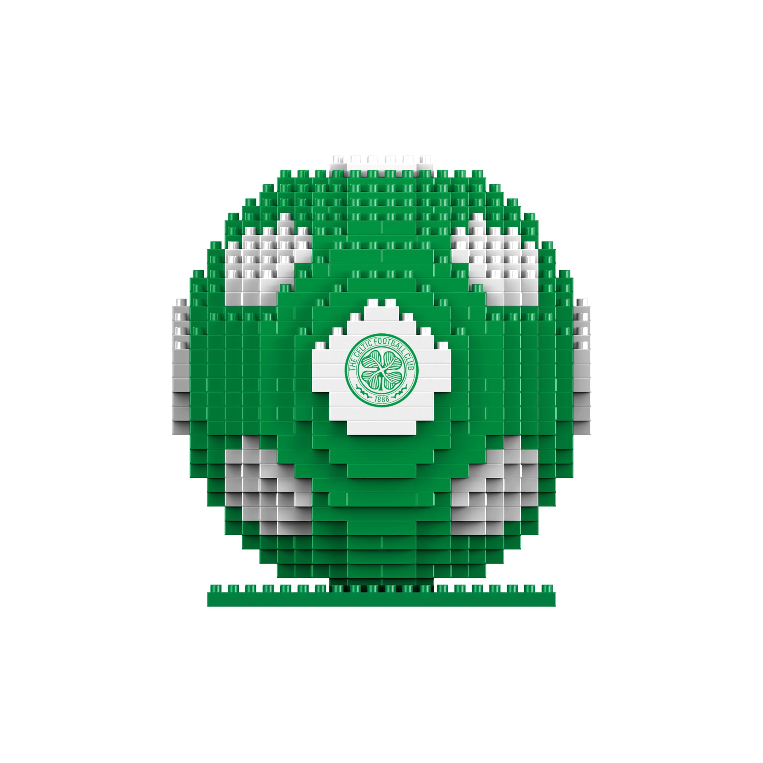 FOCO Officially Licensed Celtic FC BRXLZ 3D Bricks Football Construction Toy Model In Alternate Team Colour - Image 2