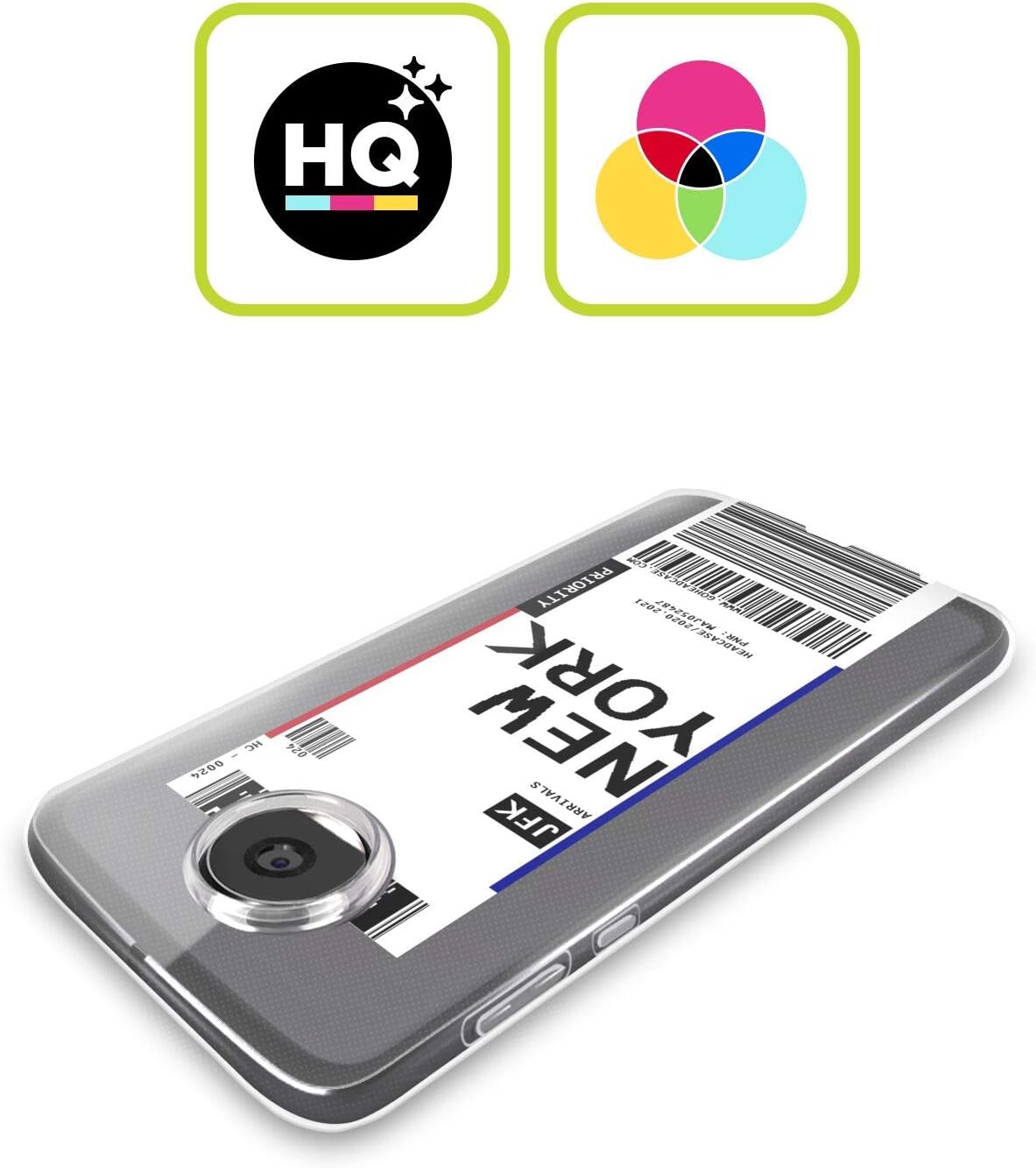 Head Case Designs New York, USA Luggage Tags Soft Gel Case Compatible with Motorola Moto G85 image 2