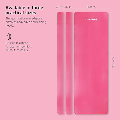 Miniatura 7 de Esterilla de yoga premium antideslizante gruesa – Esterilla de ejercicios extra cómoda para entrenamientos en casa, pilates, estiramiento y gimnasio