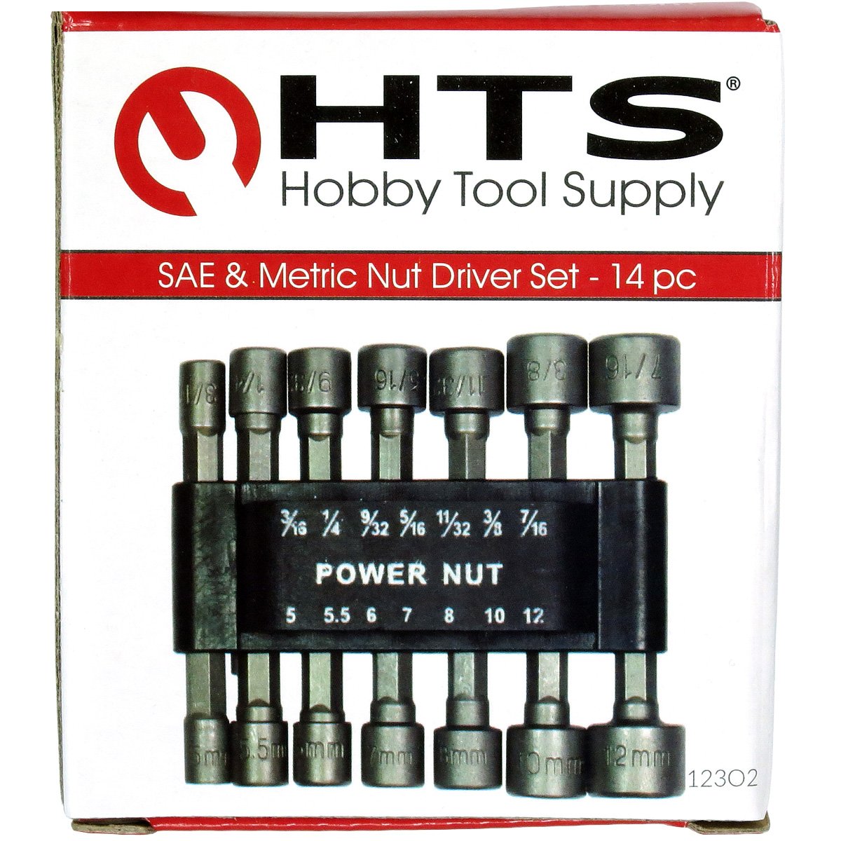 Snapklik.com : 123O2 14 Pc SAE & Metric Nut Driver Set