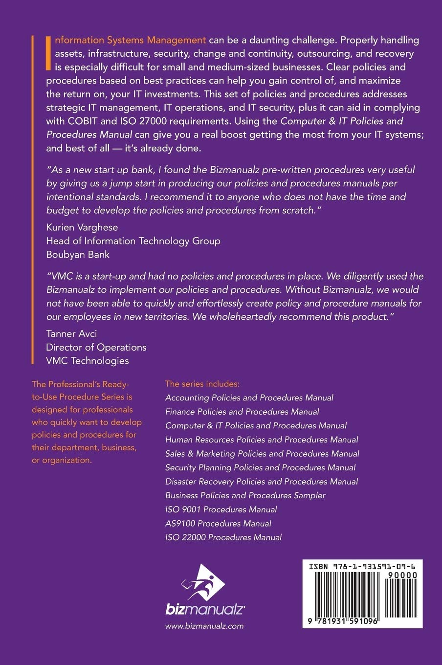 Computer & IT Policies and Procedures Manual
