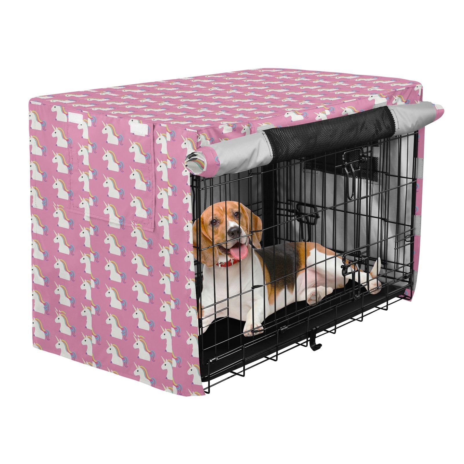 Housse de niche animaux Oxford magenta protection transport voiture