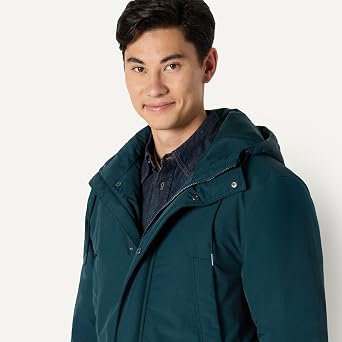 Amazon Essentials Men's Modern Oversized-Fit Heavyweight Parka Jacket