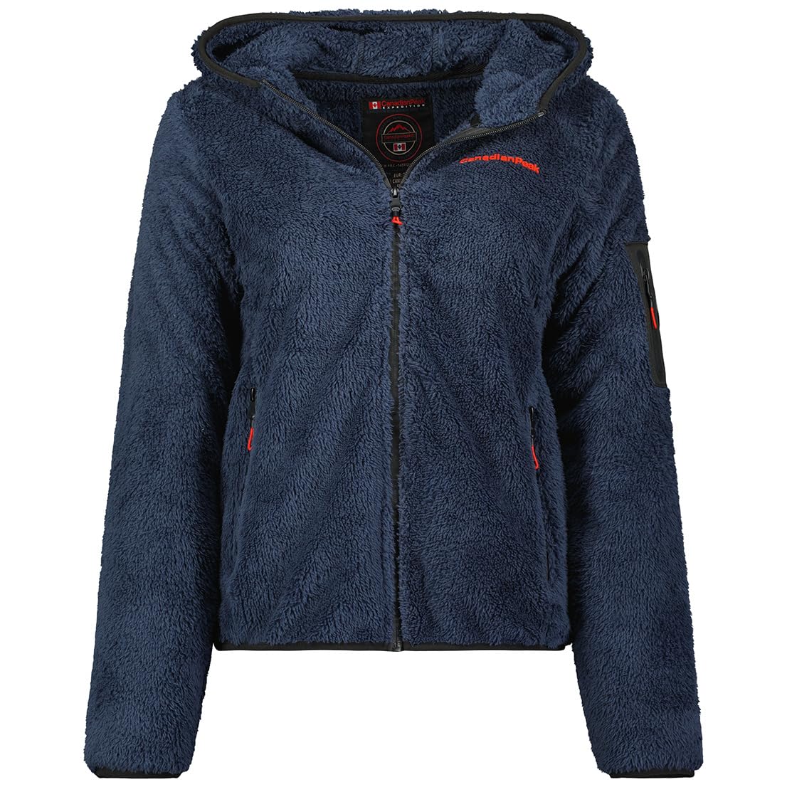 Canadian Peak Ulebeak Lady Polaire Fine Femme Chaude Fermeture zamek błyskawiczny - Veste Automne Hiver Printemps Chaud Femmes - Longues Manches Vetement Pull Fourrure Doux Confort